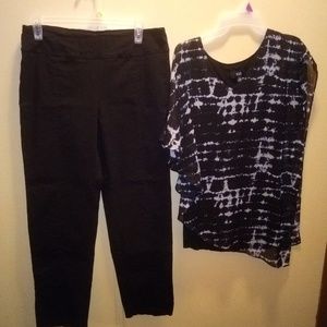 AGB L Dress Shirt  ZAC and RACHEL pants
